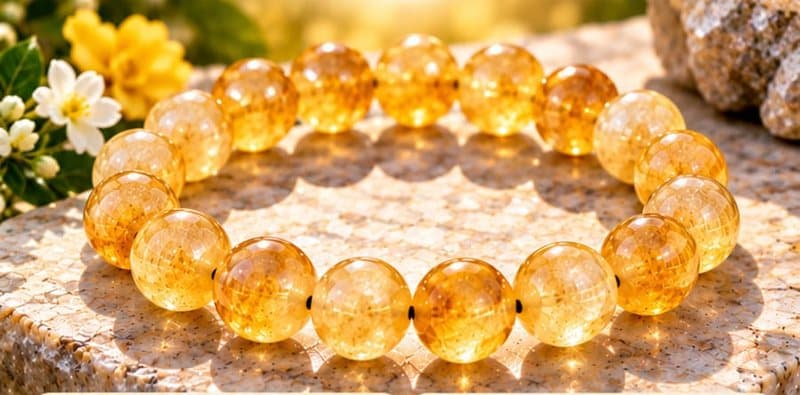 Citrine bracelet