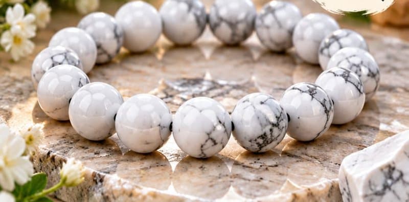 Howlite bracelet