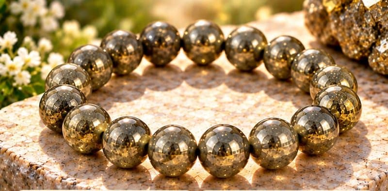 Pyrite bracelet